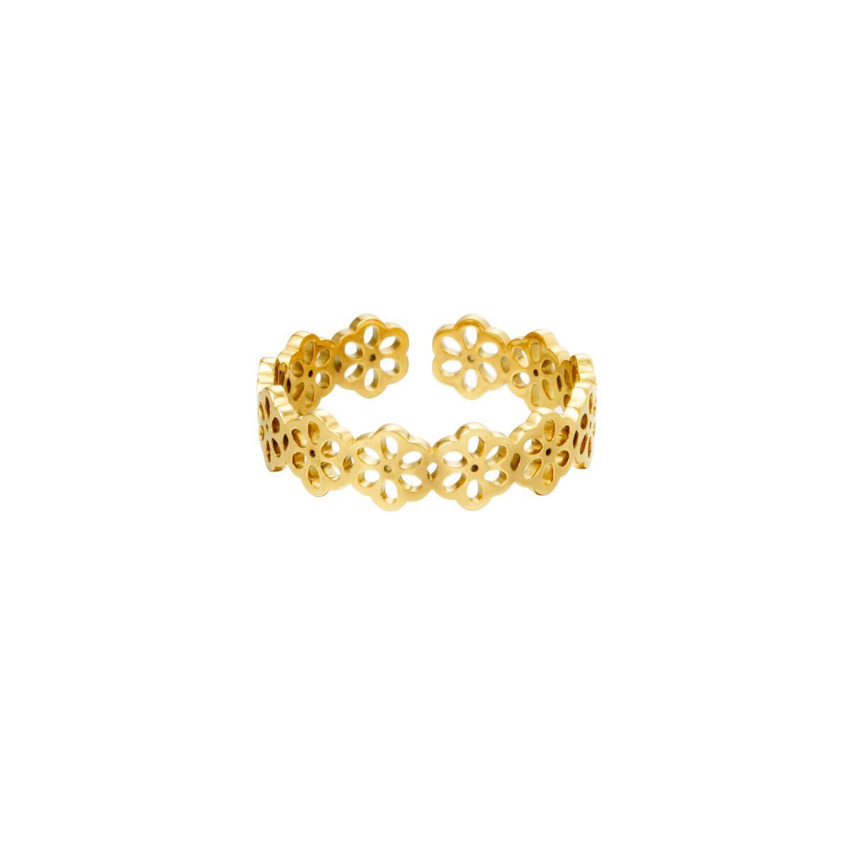 Flower | Ring Goud