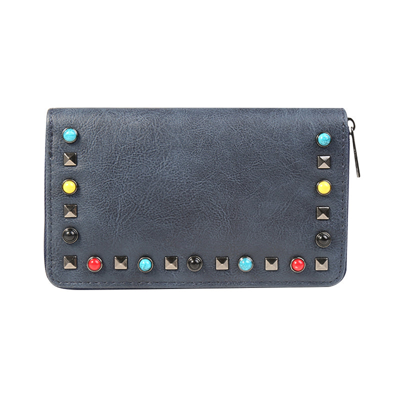 Studs | Portemonnee Blauw