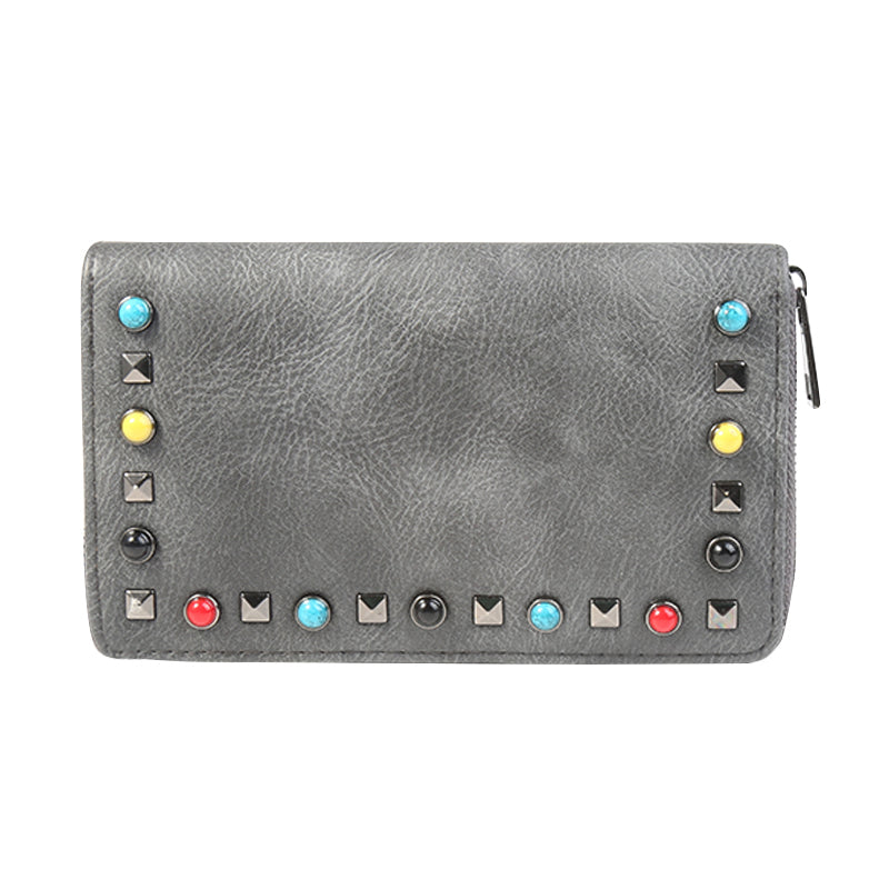 Studs | Portemonnee Grijs