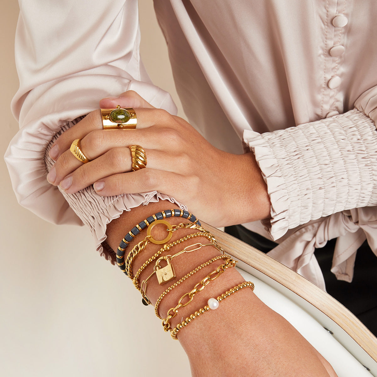 Holly | Armband Goud